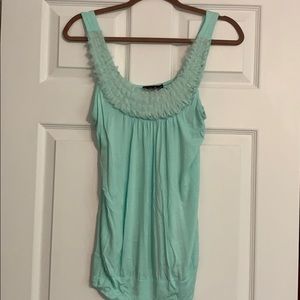 Mint green tank top